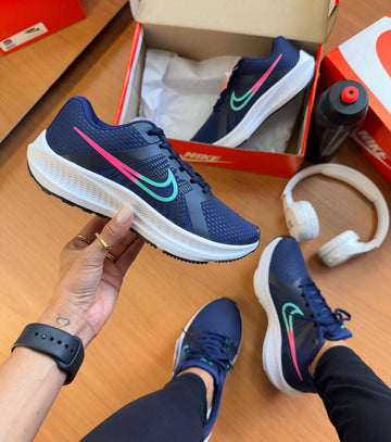 Nk Zoom Azul/Rosa