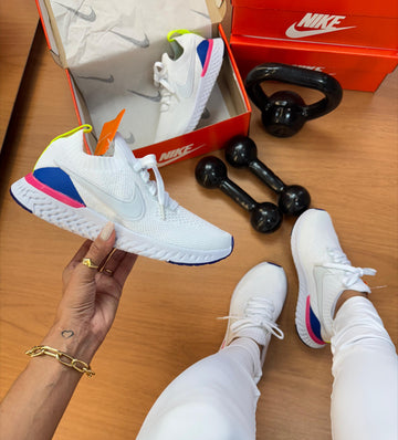 Nk Epic React Branco/Pink