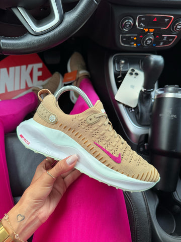 Nk Reactx Infinity Run 4 Bege/Pink