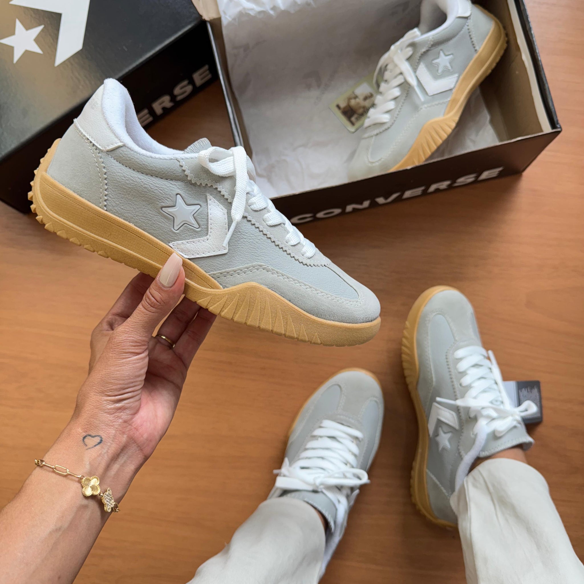Converse Run Star Cinza