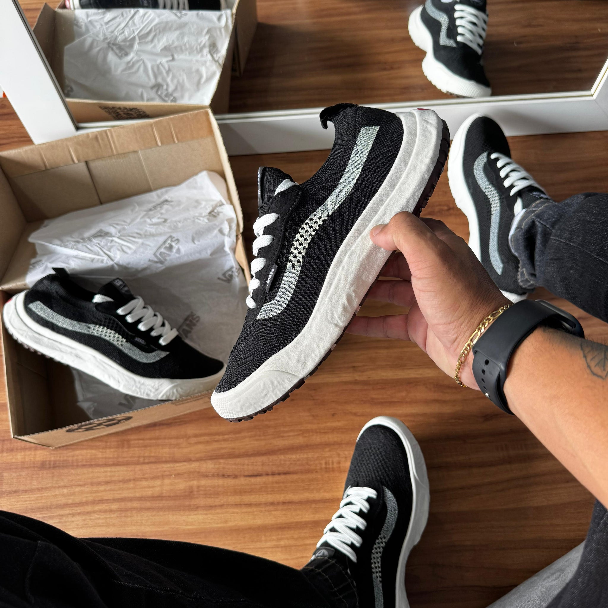 Vns VR3 Knit Preto