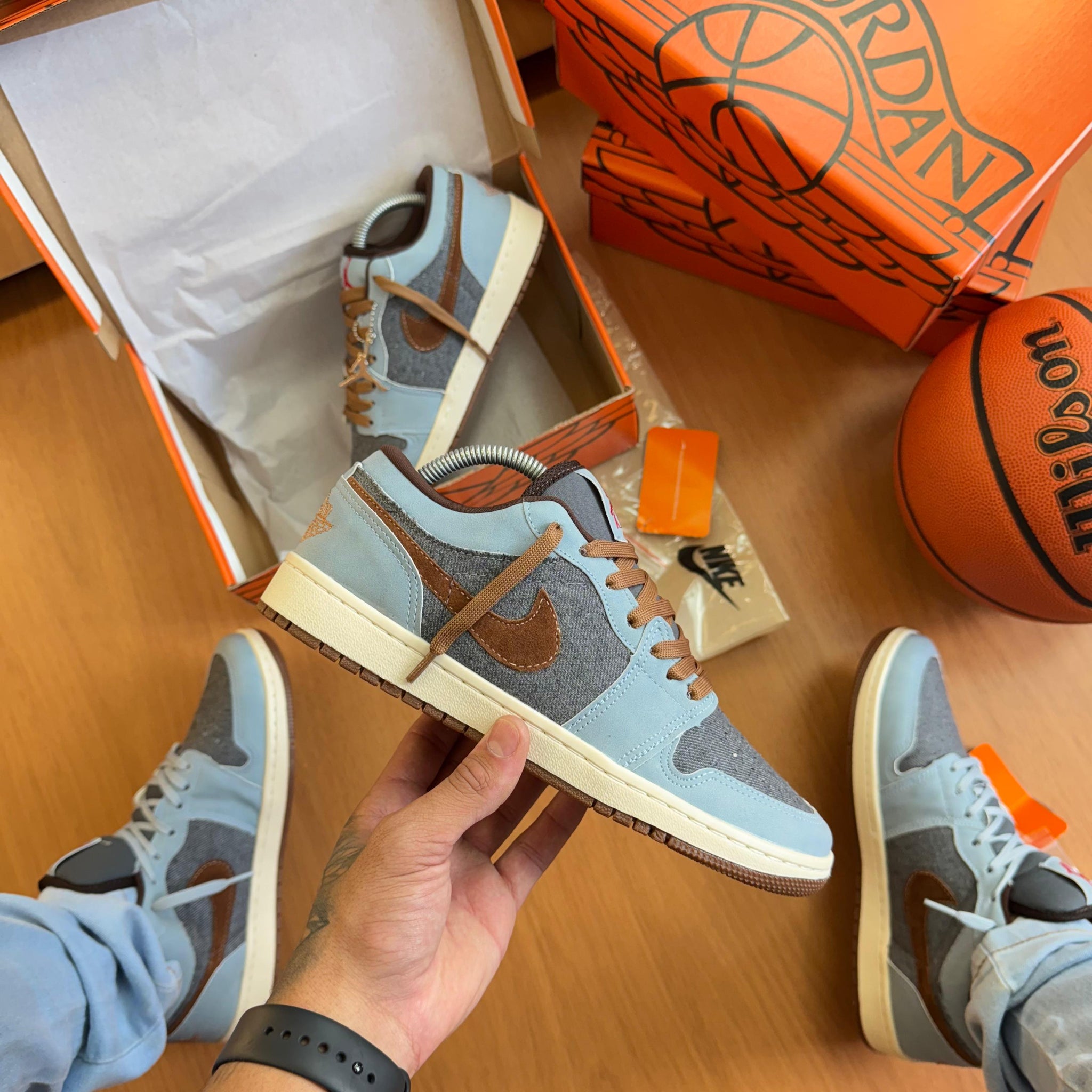 Nk Jordan Jeans Trip Azul BB
