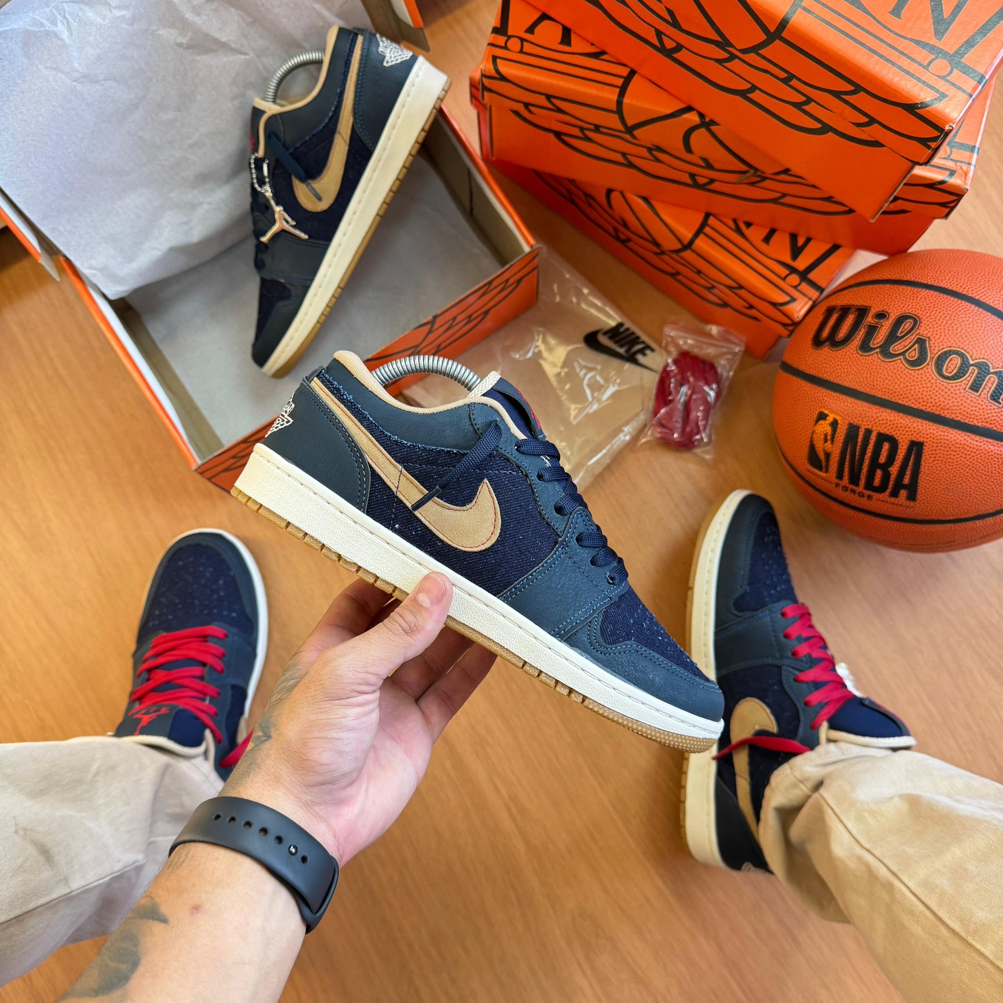 Nk Jordan Jeans Trip Azul