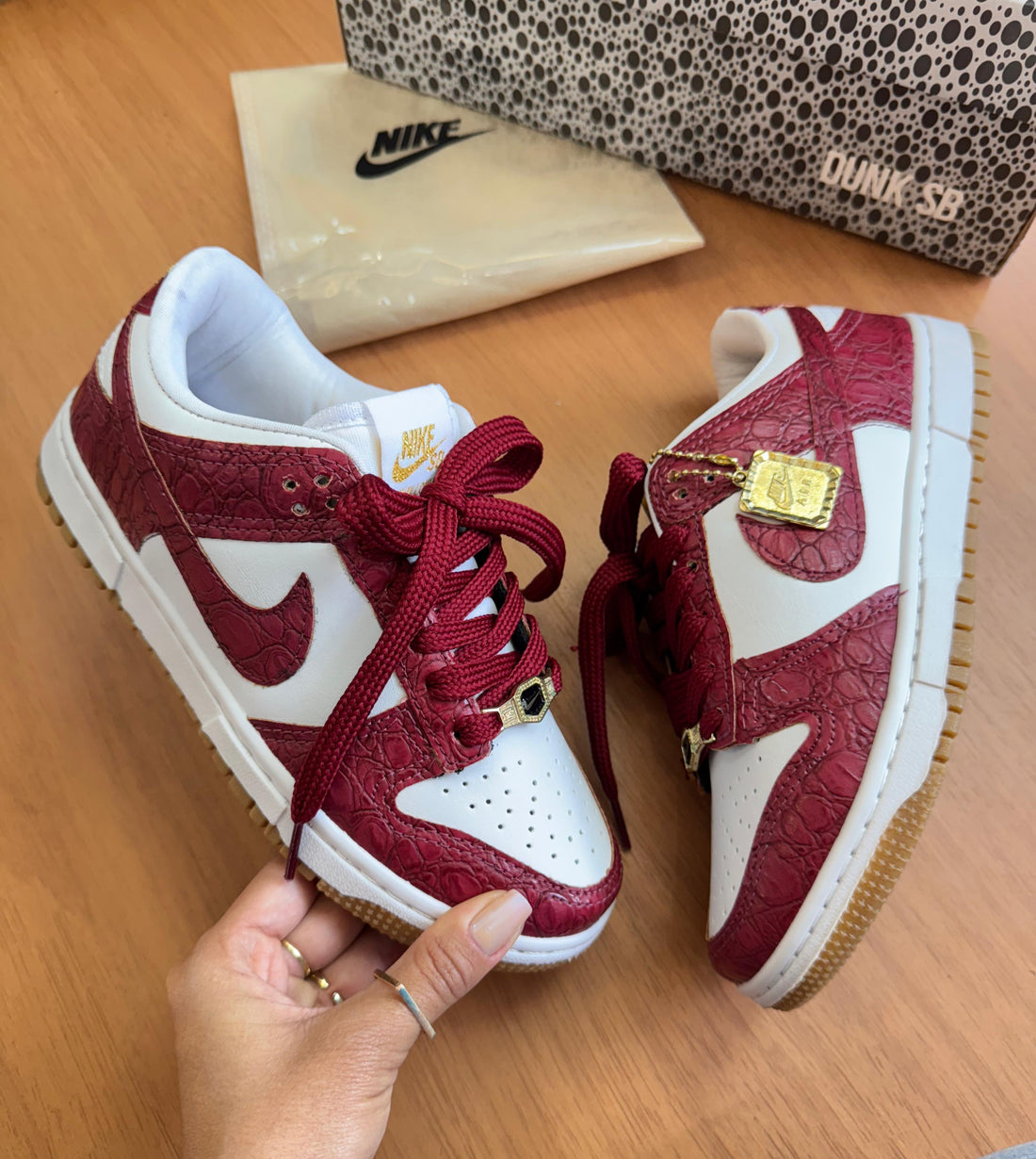 Nk Dunk Low Pro Croco Bôrdo