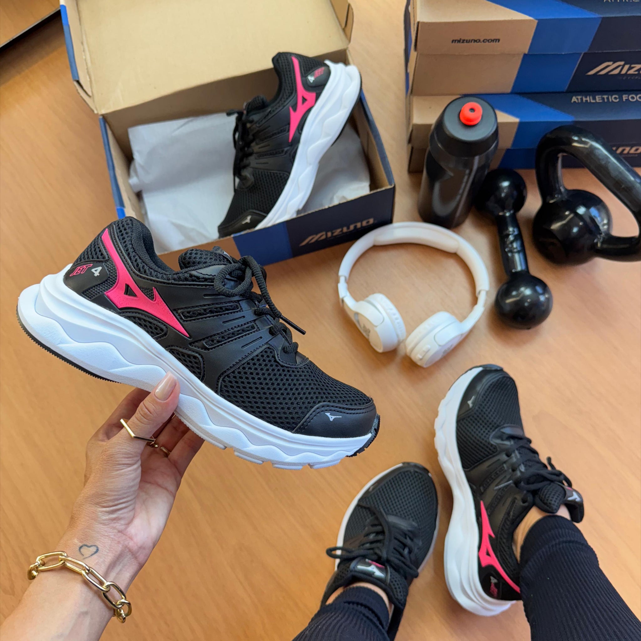 Mzno Jet 4 Preto Rosa