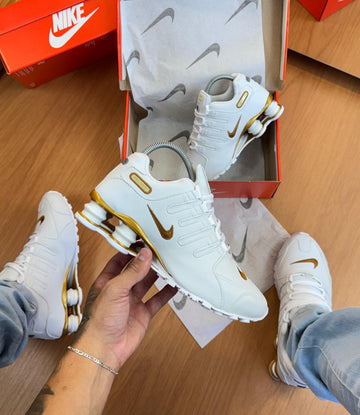 Nk Shox NZ Prime Branco/Ouro
