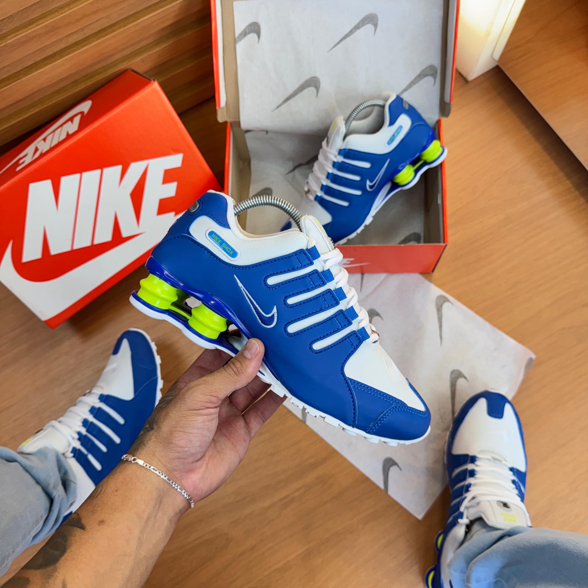 Nk Shox Nz prime Azul/Verde