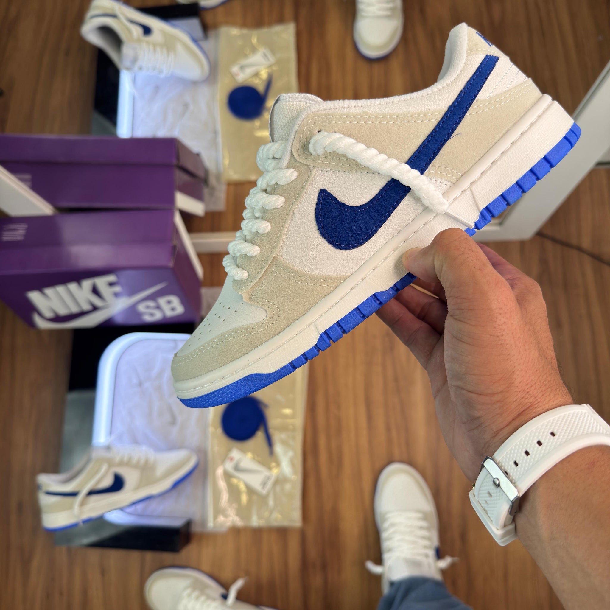 Nk Dunk low Pro Azul Royal