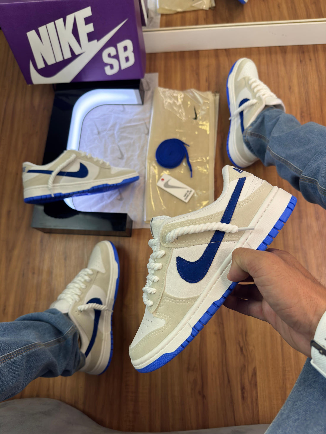 Nk Dunk low Pro Azul Royal