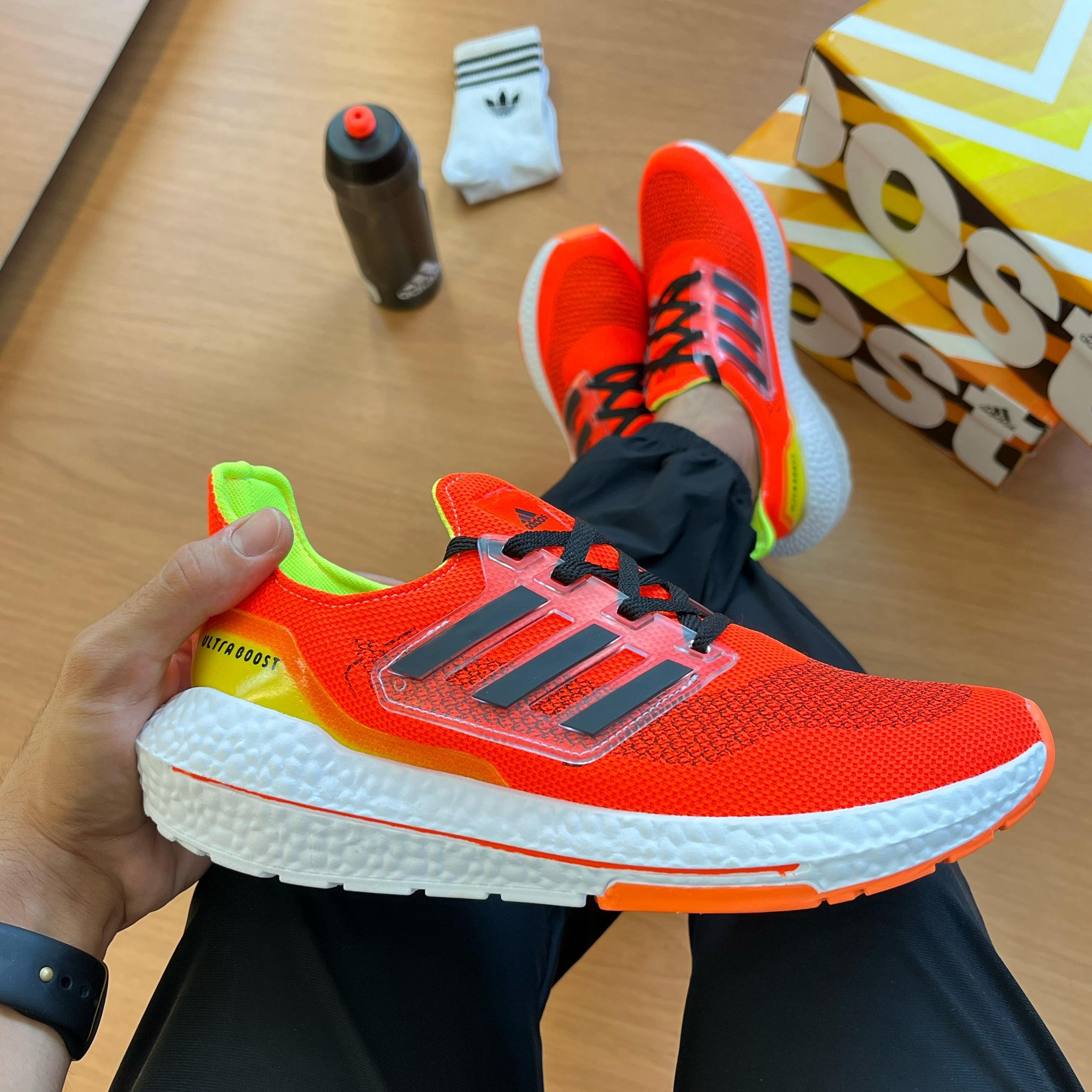Ad Ultra Boost Laranja/Limão