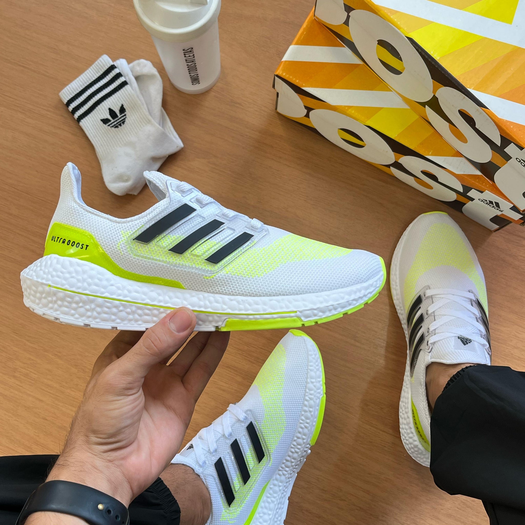 Ad Ultra Boost Bco/Limão