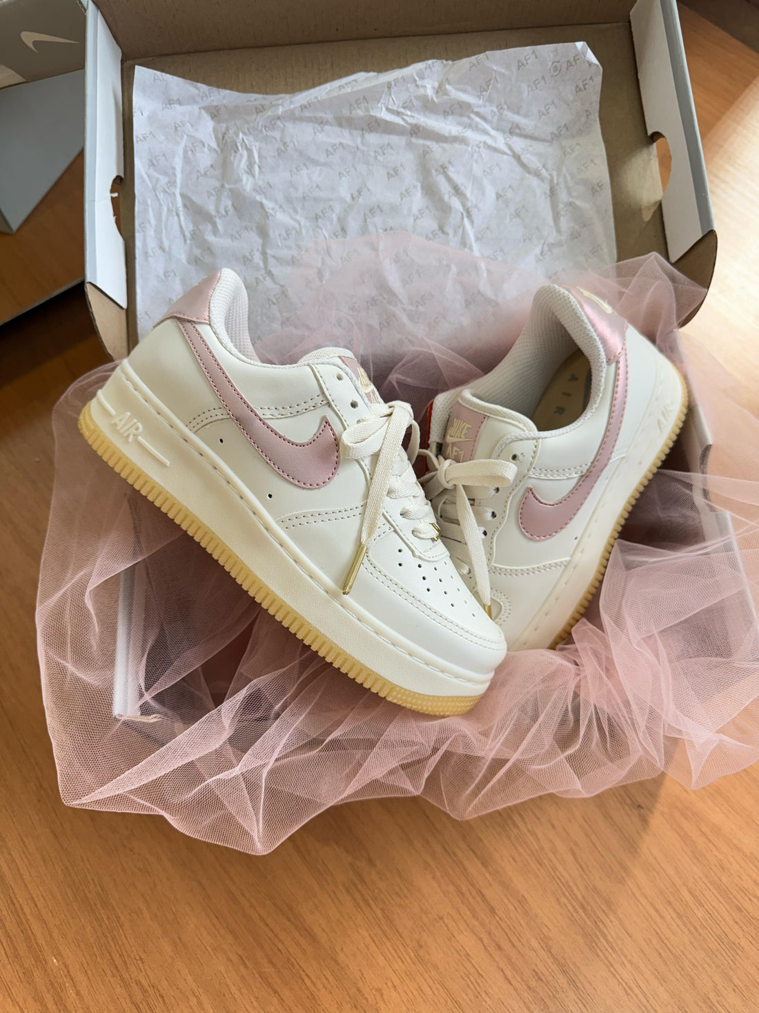 Nk Air Force F1 Branco Rosa