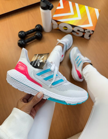Ad Ultra Boost Bco/Verde Rosa