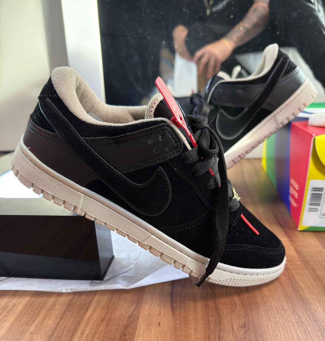 Nk Dunk Low Pro Preto Creme